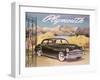 Poster Advertising the Plymouth Special De Luxe Sedan, 1950-null-Framed Giclee Print