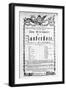 Poster Advertising the Premiere of "The Magic Flute" by Mozart at the Freihaustheater, 1791-null-Framed Giclee Print
