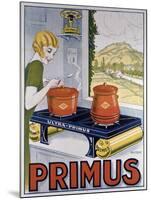 Poster Advertising the Primus Hob, Printed by Dampenon and Elarue-French School-Mounted Giclee Print