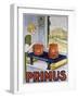 Poster Advertising the Primus Hob, Printed by Dampenon and Elarue-French School-Framed Giclee Print