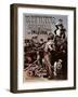 Poster Advertising the Publication of "Germinal" by Emile Zola in "Le Cri Du Peuple"-Leon Choubrac-Framed Giclee Print