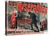 Poster Advertising the Publication of "Les Miserables" by Victor Hugo 1886-Jules Ch?ret-Stretched Canvas