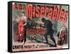 Poster Advertising the Publication of "Les Miserables" by Victor Hugo 1886-Jules Ch?ret-Framed Stretched Canvas