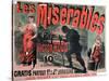 Poster Advertising the Publication of "Les Miserables" by Victor Hugo 1886-Jules Ch?ret-Stretched Canvas