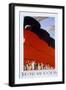 Poster Advertising the Queen Elizabeth II-null-Framed Giclee Print
