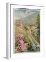 Poster Advertising the Resort of 'Le Lioran, Auvergne' with the 'Chemins De Fer D'Orleans', 1904-null-Framed Giclee Print