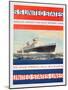 Poster Advertising the S.S. United States, C.1952-null-Mounted Giclee Print