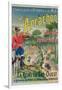 Poster Advertising the Seaside Resort of Arcachon, c.1910-M. de Fonremis-Framed Giclee Print