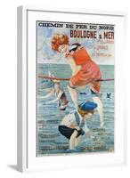 Poster Advertising the Seaside Resort of Boulogne Sur Mer, 1905-Henri Gray-Framed Giclee Print