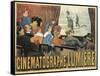 Poster Advertising the Showing of "El Regador Regado" (1895-1896)-null-Framed Stretched Canvas