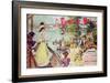 Poster Advertising the Spa Resort of Enghien-Les-Bains, France, Late 19th Century-null-Framed Giclee Print