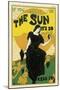 Poster Advertising 'The Sun' Newspaper, 1895-Louis John Rhead-Mounted Giclee Print