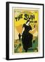 Poster Advertising 'The Sun' Newspaper, 1895-Louis John Rhead-Framed Giclee Print