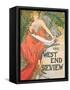 Poster Advertising 'The West End Review', 1898-Alphonse Mucha-Framed Stretched Canvas