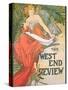 Poster Advertising 'The West End Review', 1898-Alphonse Mucha-Stretched Canvas