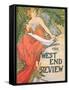 Poster Advertising 'The West End Review', 1898-Alphonse Mucha-Framed Stretched Canvas