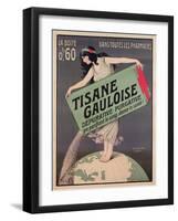 Poster Advertising Tisane Gauloise, Printed by Chaix, Paris, C.1900 (Colour Litho)-Paul Berthon-Framed Giclee Print