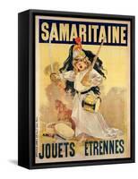 Poster Advertising Toys for Sale at 'La Samaritaine'-Firmin Bouisset-Framed Stretched Canvas