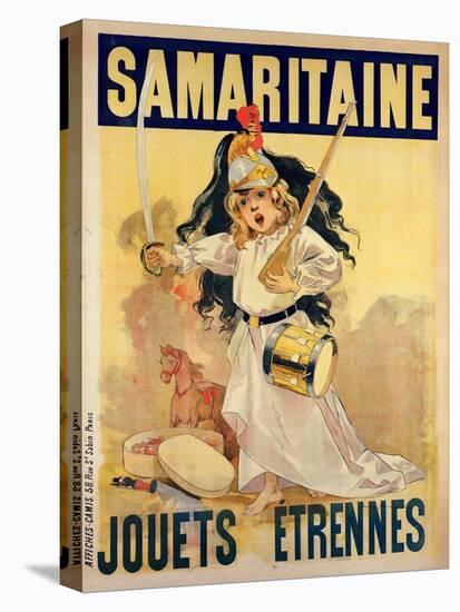 Poster Advertising Toys for Sale at 'La Samaritaine'-Firmin Bouisset-Stretched Canvas