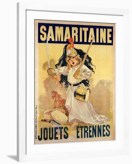 Poster Advertising Toys for Sale at 'La Samaritaine'-Firmin Bouisset-Framed Giclee Print