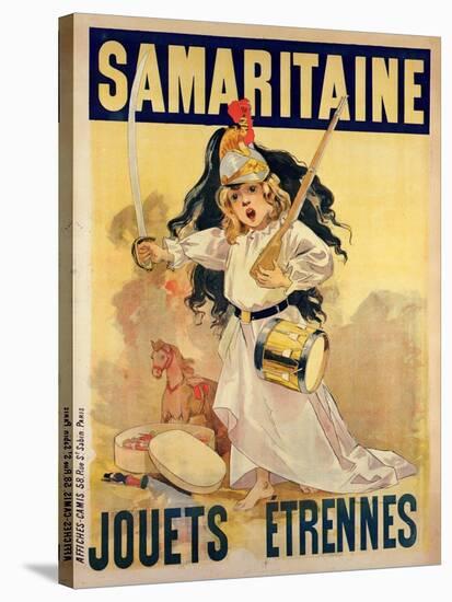 Poster Advertising Toys for Sale at 'La Samaritaine'-Firmin Bouisset-Stretched Canvas