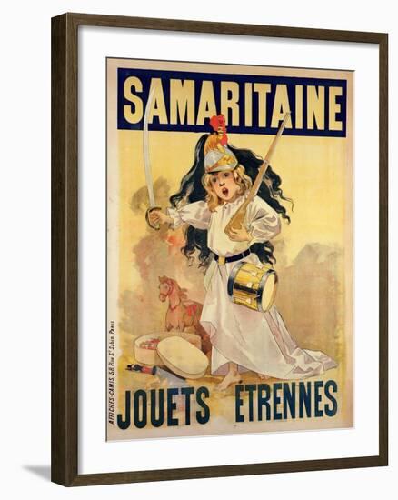 Poster Advertising Toys for Sale at 'La Samaritaine'-Firmin Bouisset-Framed Giclee Print