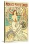 Poster Advertising Trains to Monte Carlo, Monaco, 1897-Alphonse Mucha-Stretched Canvas