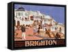 Poster Advertising Travel to Brighton-Henry George Gawthorn-Framed Stretched Canvas