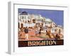 Poster Advertising Travel to Brighton-Henry George Gawthorn-Framed Giclee Print