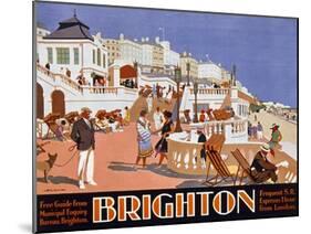 Poster Advertising Travel to Brighton-Henry George Gawthorn-Mounted Giclee Print