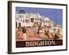 Poster Advertising Travel to Brighton-Henry George Gawthorn-Framed Giclee Print