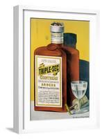 Poster Advertising Triple Sec Cointreau Made in Angers-null-Framed Giclee Print