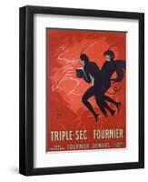 Poster Advertising Triple-Sec Fournier, C. 1920-Leonetto Cappiello-Framed Premium Giclee Print