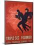 Poster Advertising Triple-Sec Fournier, C. 1920-Leonetto Cappiello-Mounted Premium Giclee Print