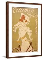 Poster Advertising Triumph Bicycles, 1907-Misti-Framed Giclee Print