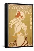 Poster Advertising Triumph Bicycles, 1907-Misti-Framed Stretched Canvas