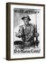 Poster Advertising U.S Marines Corps Recruits-null-Framed Giclee Print