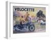 Poster Advertising Velocette Motor Bikes, 1936-null-Framed Giclee Print