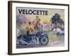 Poster Advertising Velocette Motor Bikes, 1936-null-Framed Giclee Print