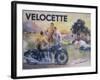 Poster Advertising Velocette Motor Bikes, 1936-null-Framed Giclee Print