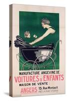 Poster Advertising Voitures D'Enfants, Printed by Gustave Radigois, Nantes, C.1930-null-Stretched Canvas