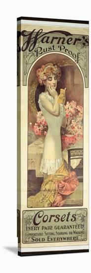 Poster Advertising 'Warner's Rust Proof Corsets', 1909-Alphonse Mucha-Stretched Canvas