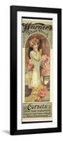 Poster Advertising 'Warner's Rust Proof Corsets', 1909-Alphonse Mucha-Framed Giclee Print