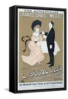 Poster Advertising Wines from the Medoc-Leonetto Cappiello-Framed Stretched Canvas