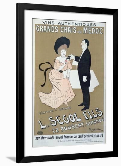 Poster Advertising Wines from the Medoc-Leonetto Cappiello-Framed Giclee Print