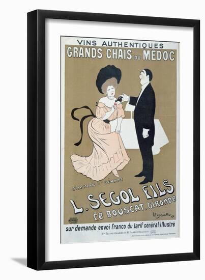 Poster Advertising Wines from the Medoc-Leonetto Cappiello-Framed Giclee Print