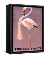 Poster Advertising Zimmerli Clothing, C.1935-null-Framed Stretched Canvas