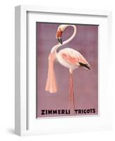 Poster Advertising Zimmerli Clothing, C.1935-null-Framed Giclee Print