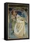 Poster by Alphonse Mucha (1860-1939) for the Creation of the Ballet “Princess Hyacinthe”” by Oskar-Alphonse Marie Mucha-Framed Stretched Canvas