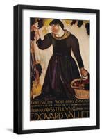 'Poster by Edouard Vallet, for his exhibition at the Wolfsberg Gallery, Zurich', 1920-Edouard Vallet-Framed Giclee Print